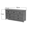 Haden 7 drawer chest Haden 7 drawer chest